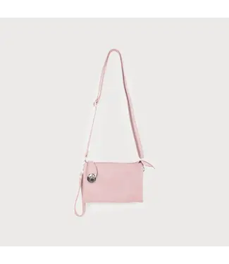 3-Sectional Crossbody/Wristlet - Blush