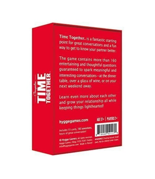 Time Together Playing Cards - Couples