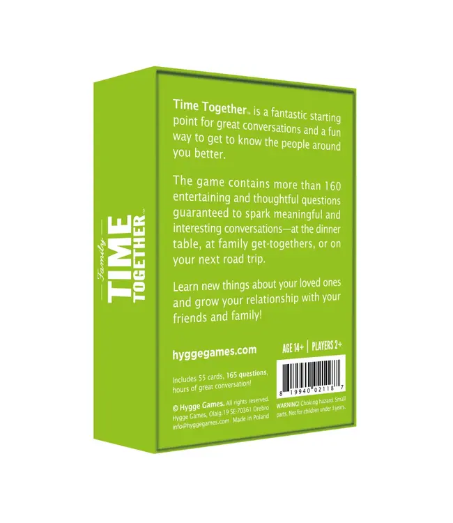 Time Together Playing Cards - Family