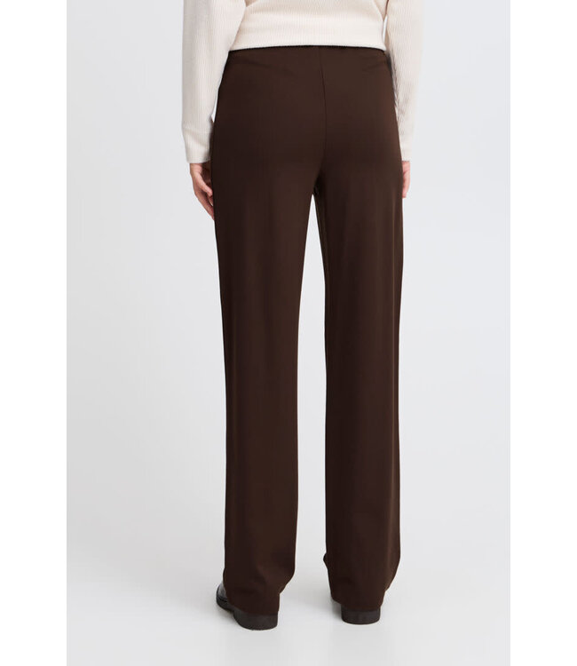 B. Young Parrin Straight Pull-On Pants - Coffee Bean