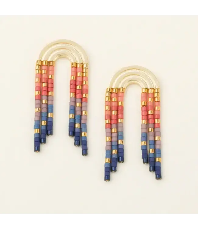 Scout Chromacolor Thread Earrings - Multi / Gold