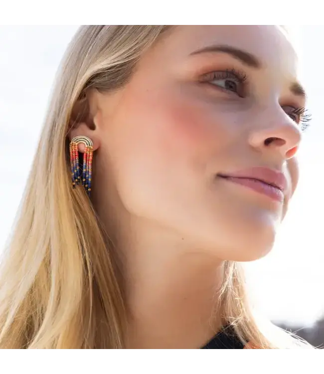 Scout Chromacolor Thread Earrings - Multi / Gold