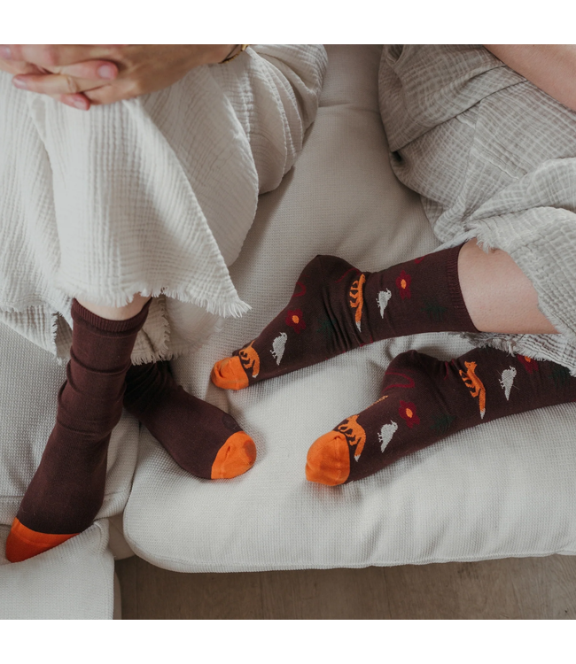 Pokoloko Pima Cotton 2 Pk Socks - Fox and Dove