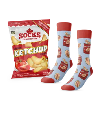 Main and Local Socks - Ketchup Chips
