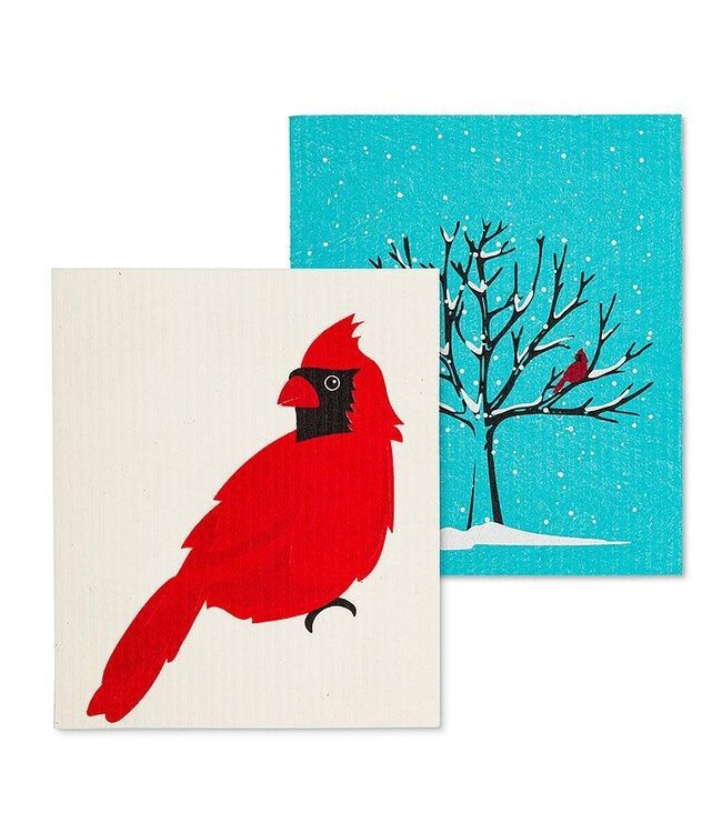 Abbott Cardinal/Winter Tree Dishcloth
