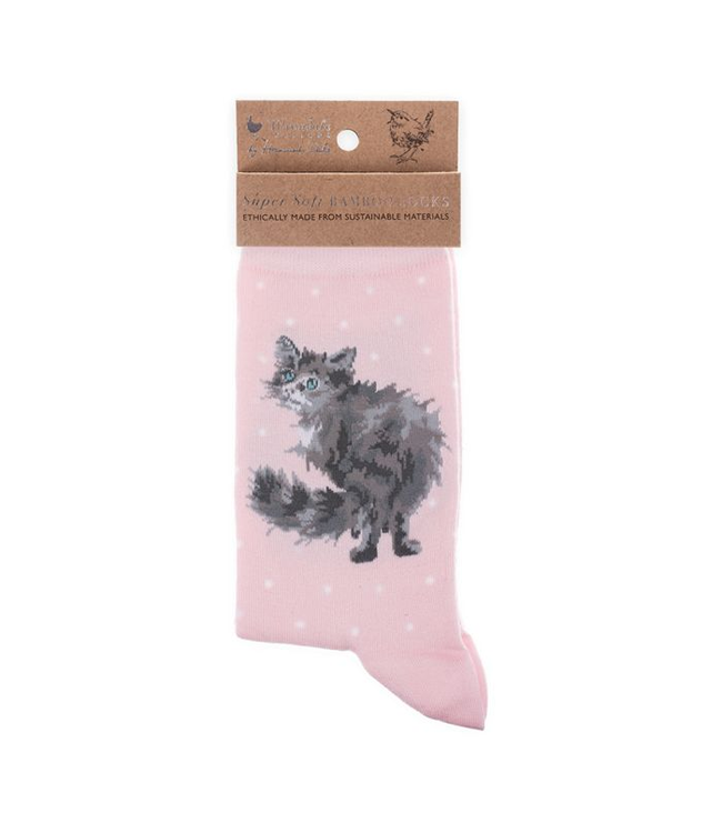 Wrendale Designs Animal Crew Socks - Cat