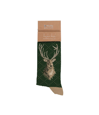 Wrendale Designs Animal Crew Socks - Stag