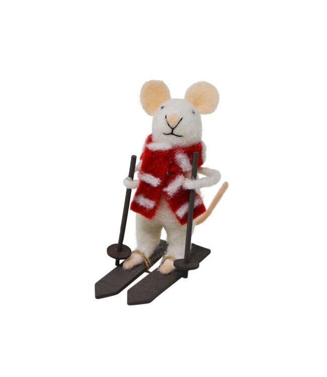Ski Mouse Ornament