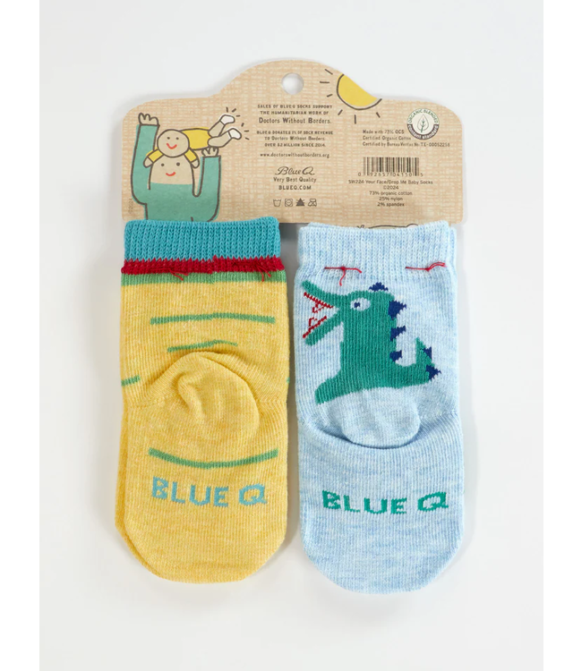 Blue Q Baby Socks - I Love Your Face