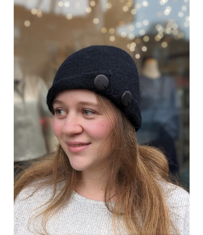 Julie Sinden Button Up Merino Wool Hat - Assorted