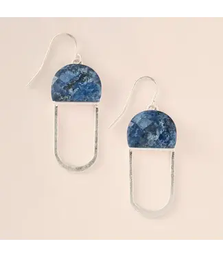 Scout Stone Chandelier Earring - Lapis / Silver