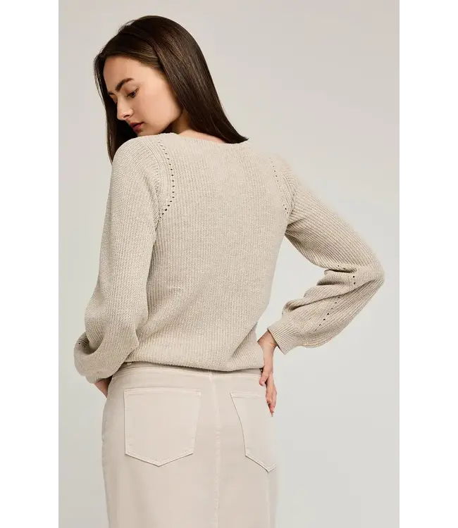 Gentle Fawn Hailey Sweater - Heather Oat