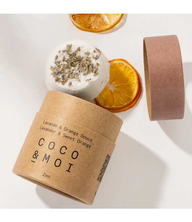Coco & Moi Bath Bomb - Lavender & Sweet Orange