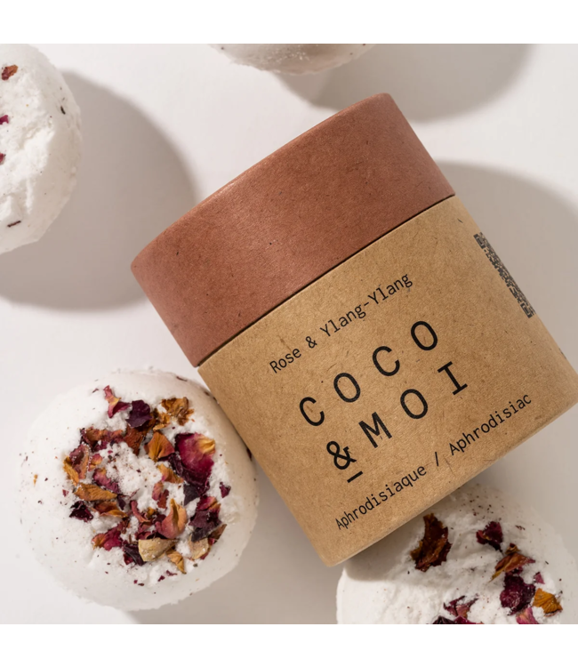 Coco & Moi Bath Bomb - Rose & Ylang-Ylang