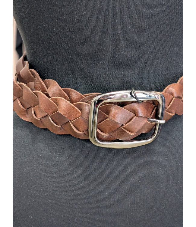Jessy Braided Belt - Tan