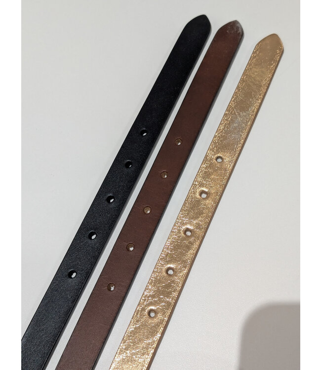 Jade Thin Belt - Gold