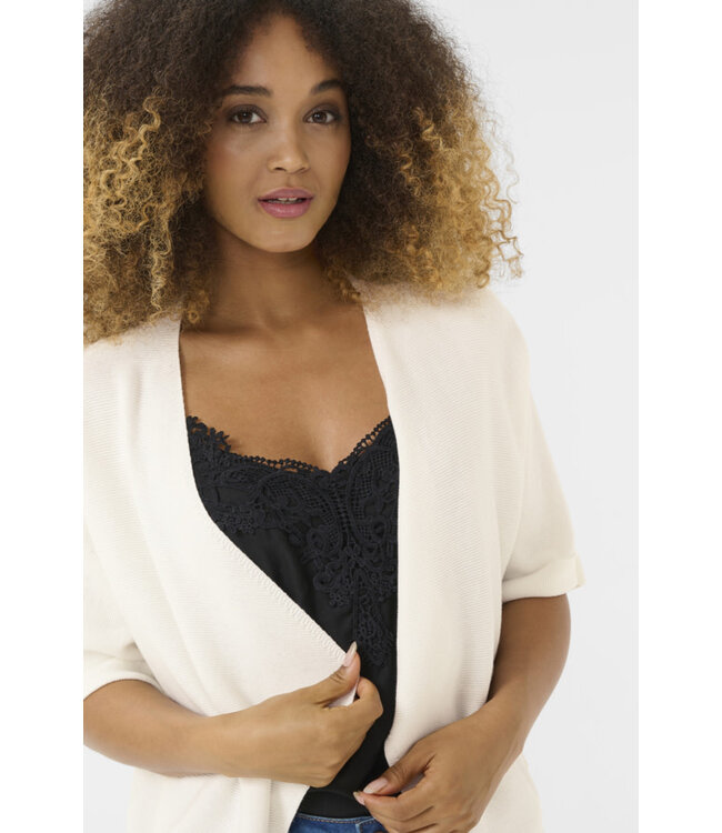 Cream CRSillar Knit Bolero - Marshmallow