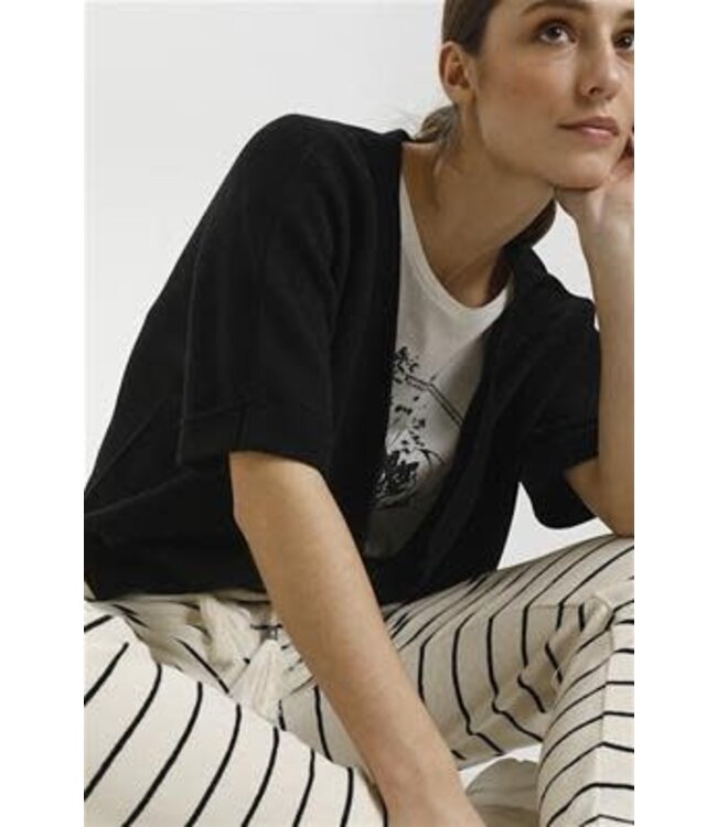 Cream CRSillar Knit Bolero - Black