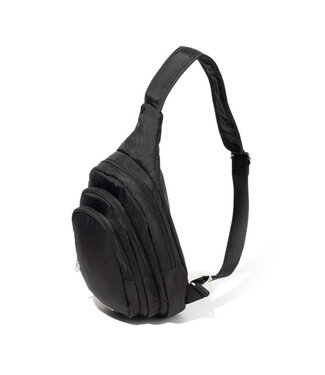 Baggallini Securtex Anti-Theft Multi Zip Sling - Black