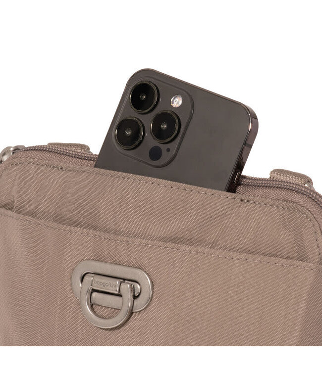 Baggallini Coastal Flip Lock Mini Crossbody Bag - Moonrock