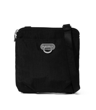 Baggallini Coastal Flip Lock Mini Crossbody Bag - Black