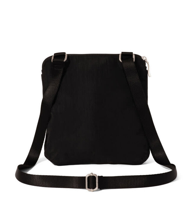 Baggallini Coastal Flip Lock Mini Crossbody Bag - Black