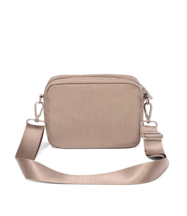 Baggallini Coastal Flip Lock Camera Crossbody Bag - Moonrock