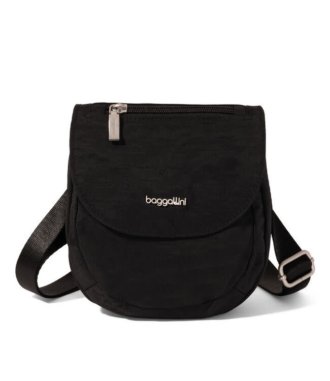 Baggallini Dash Crossbody Bag - Black