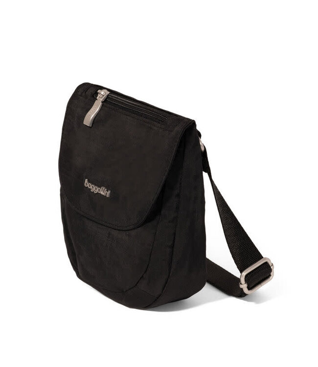 Baggallini Dash Crossbody Bag - Black