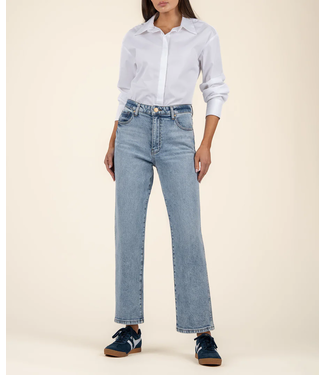KUT Jeans Melissa High Rise Straight Leg - Light Wash