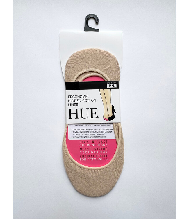 Hue Hidden Cotton Liner Socks - Cream