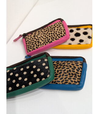 Soruka Kai Print/Leather Wallet - Assorted