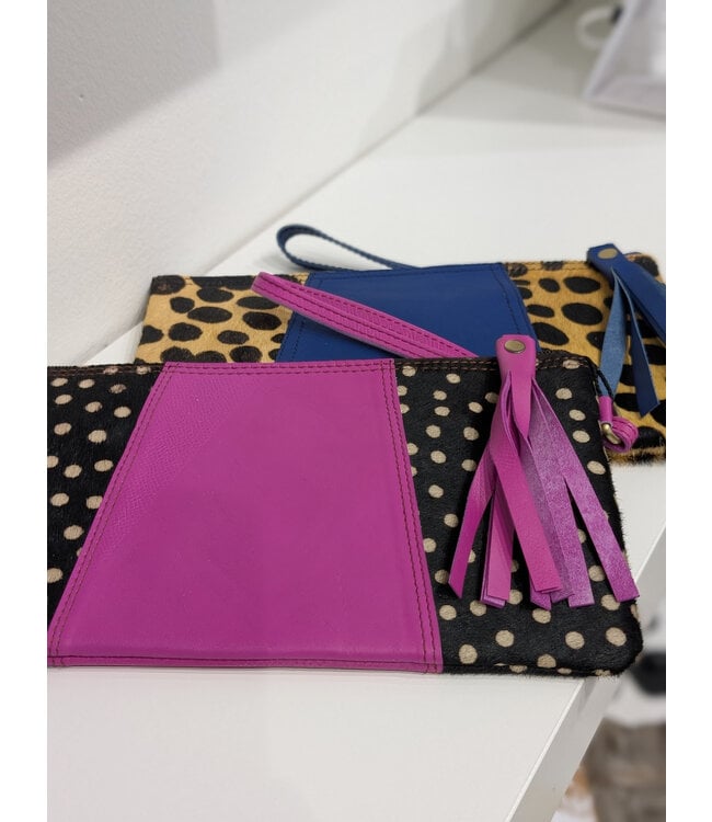 Soruka Jenna Printed Leather Pouch - Assorted