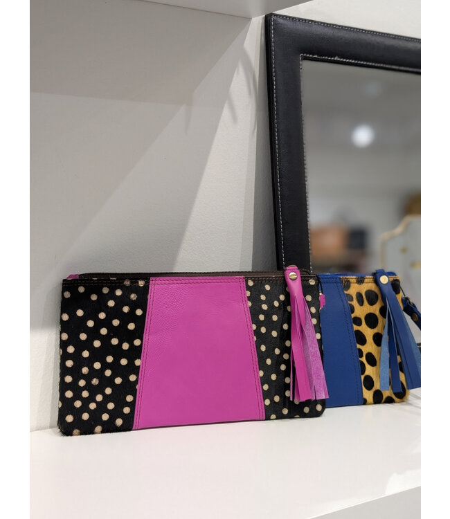 Soruka Jenna Printed Leather Pouch - Assorted