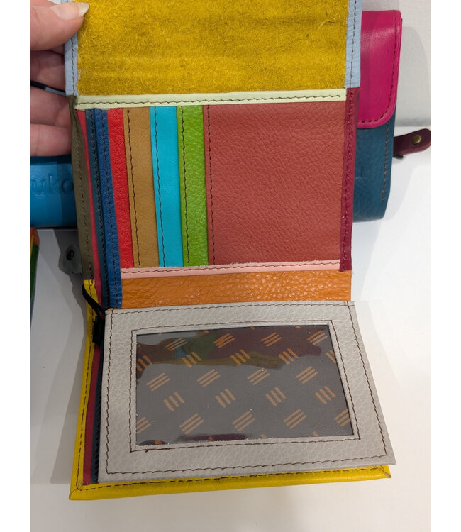 Soruka Rings Full Leather Wallet - Asorted