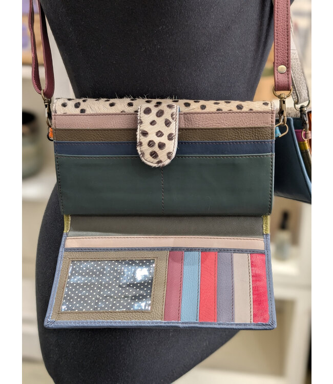 Soruka Amy Leather Wallet Clutch - Assorted