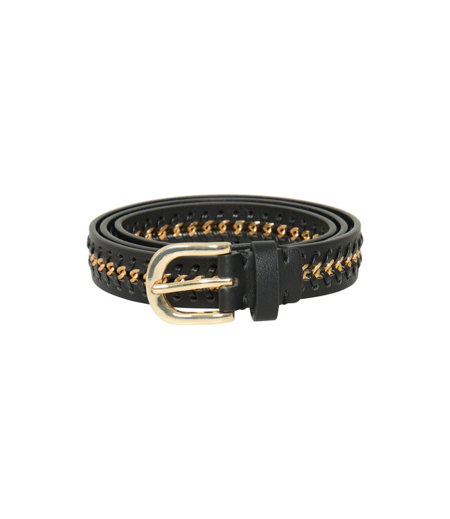 ICHI IAjora Belt - Black / Gold