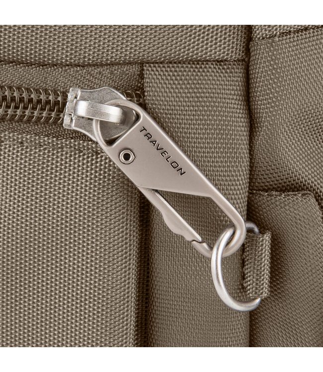 Travelon Anti-Theft Classic Messenger Bag - Nutmeg