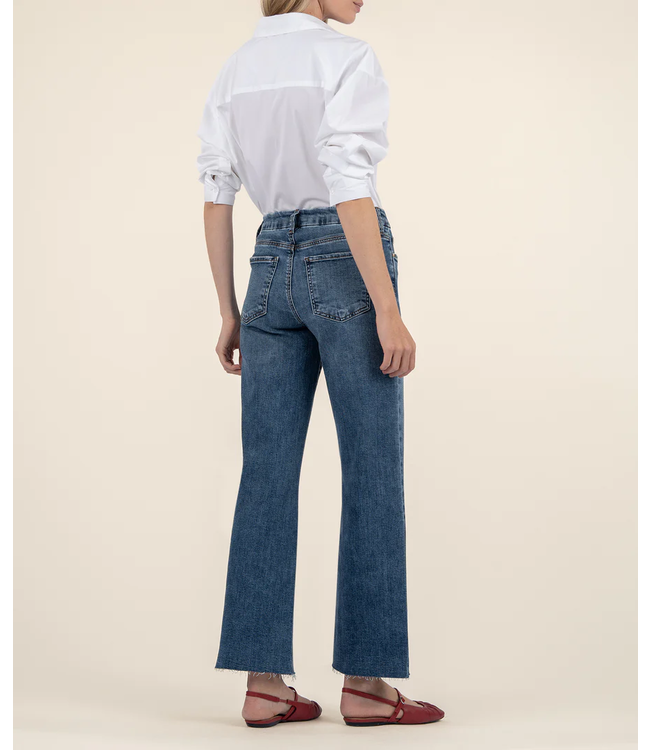 KUT Jeans Meg High Rise Wide Leg - Medium Wash