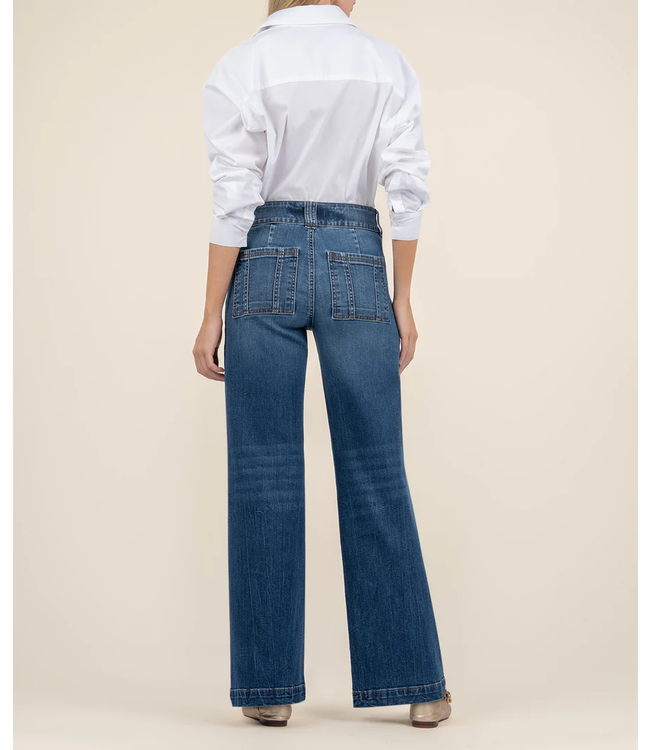 KUT Jeans Jodi High Rise Wide Leg - Fairness Wash