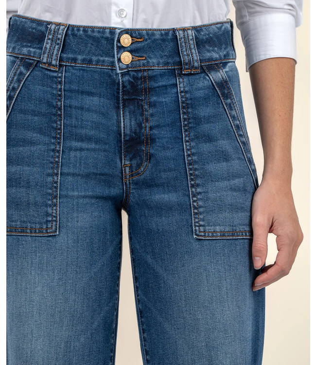 KUT Jeans Jodi High Rise Wide Leg - Fairness Wash