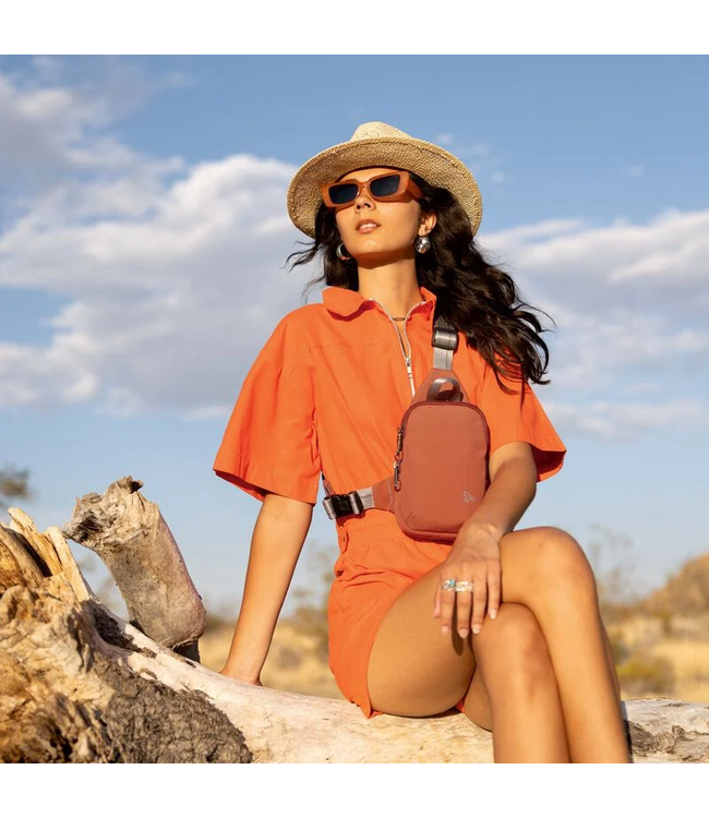 Travelon Anti-Theft Compact Sling - Terracotta