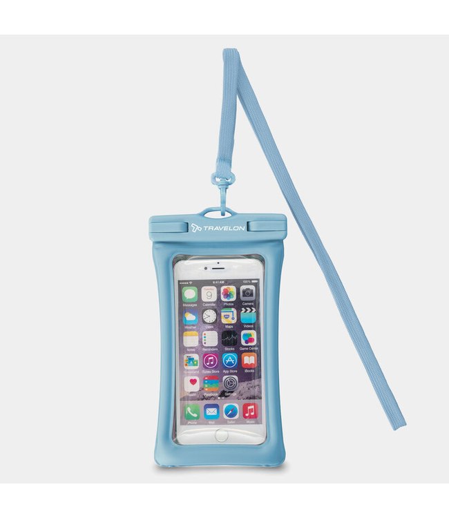 Travelon Waterproof Phone Pouch - Blue