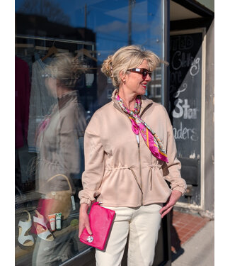 B. Young ByTullas Lightweight Zip Jacket - Hummus