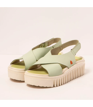 Art Brighton Cross Leather Sandal - Lima