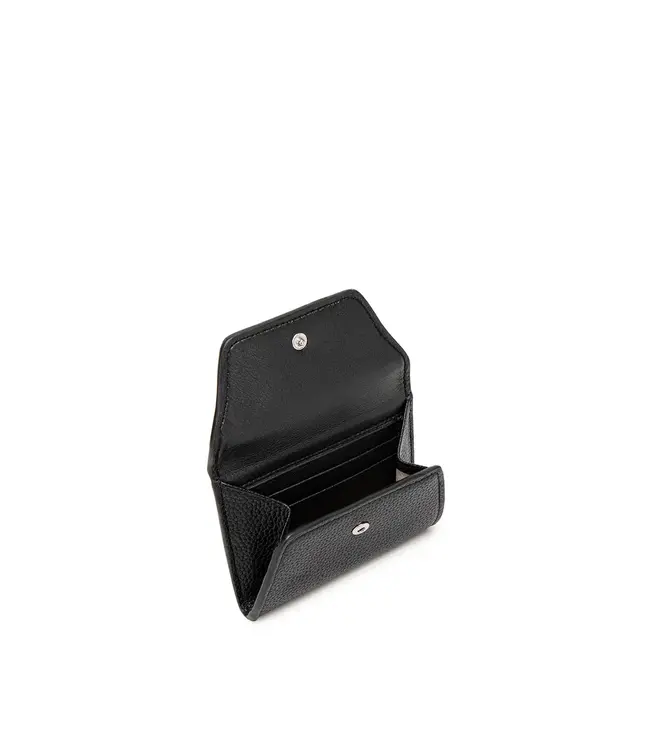 Pixie Mood Mavis Mini Wallet - Black Pebbled