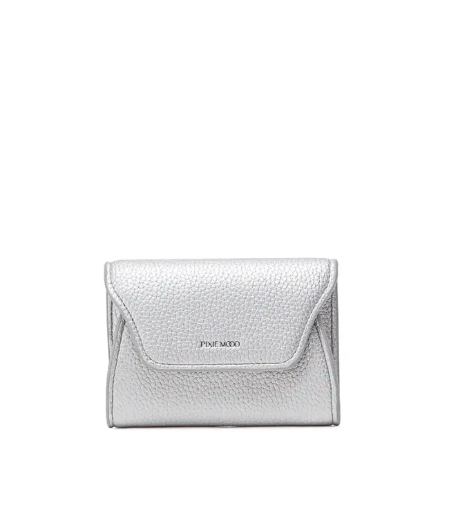 Pixie Mood Mavis Mini Wallet - Silver Pebbled