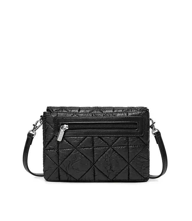 Pixie Mood Gianna Crossbody - Black Quilted