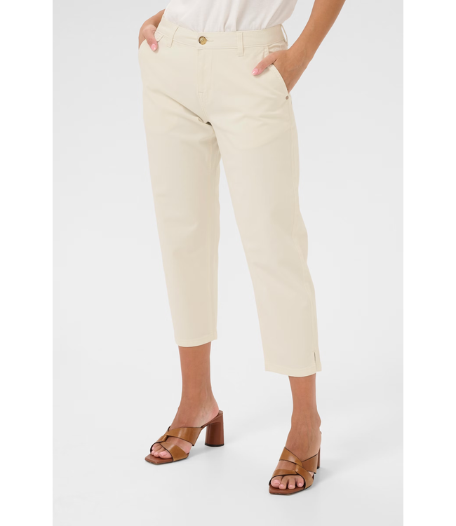 Cream CRBerta Capri Twill - Turtledove