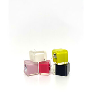 Zsiska Bliss Cubed Necklace Bead - Assorted Colours